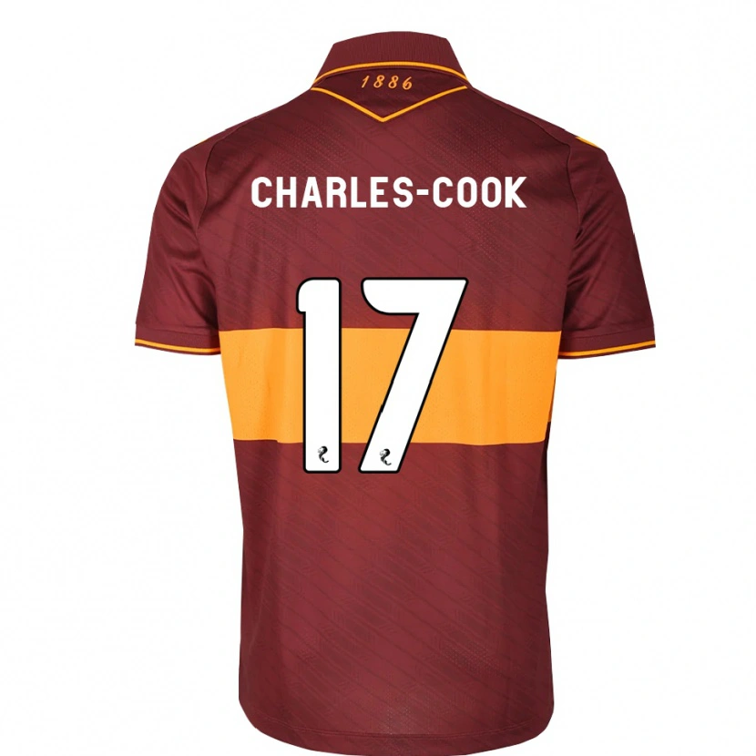 Danxen Mænd Regan Charles-Cook #17 Orange Maron Udebane Spillertrøjer 2026/27 Trøje T-Shirt
