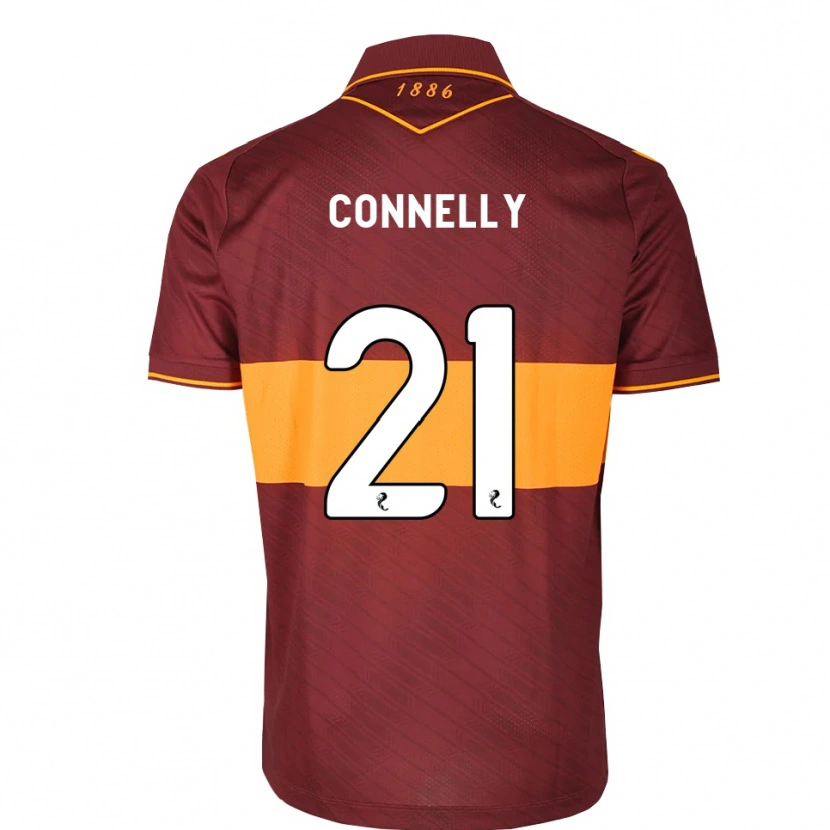 Danxen Mænd Matty Connelly #21 Orange Maron Udebane Spillertrøjer 2026/27 Trøje T-Shirt