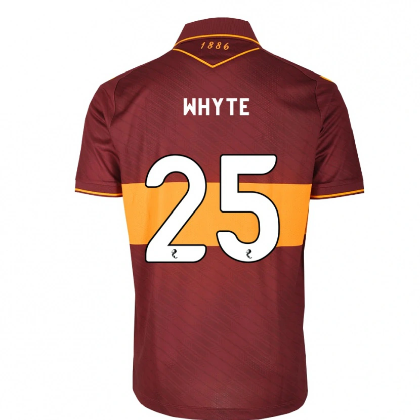 Danxen Mænd Olly Whyte #25 Orange Maron Udebane Spillertrøjer 2026/27 Trøje T-Shirt