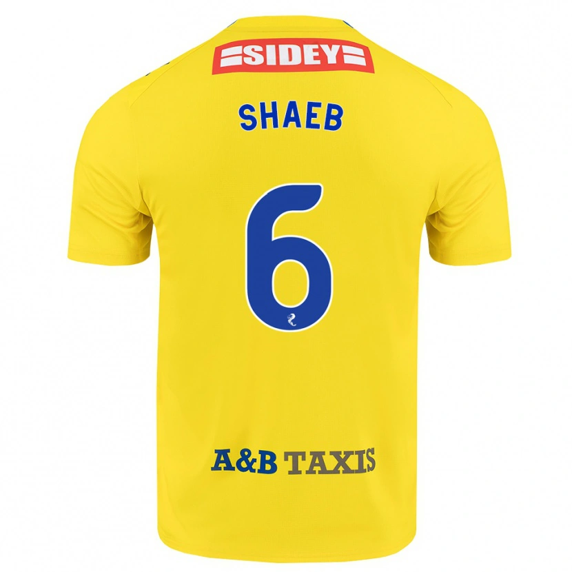Danxen Mænd Adam Shaeb #6 Gul Blå Sort Udebane Spillertrøjer 2026/27 Trøje T-Shirt