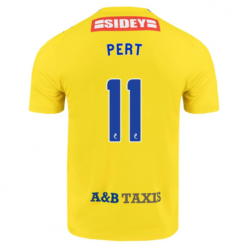 Danxen Mænd Bailey Pert #11 Gul Blå Sort Udebane Spillertrøjer 2026/27 Trøje T-Shirt