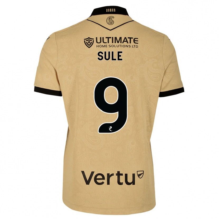 Danxen Mænd Eseosa Sule #9 Burlywood Sort Udebane Spillertrøjer 2026/27 Trøje T-Shirt