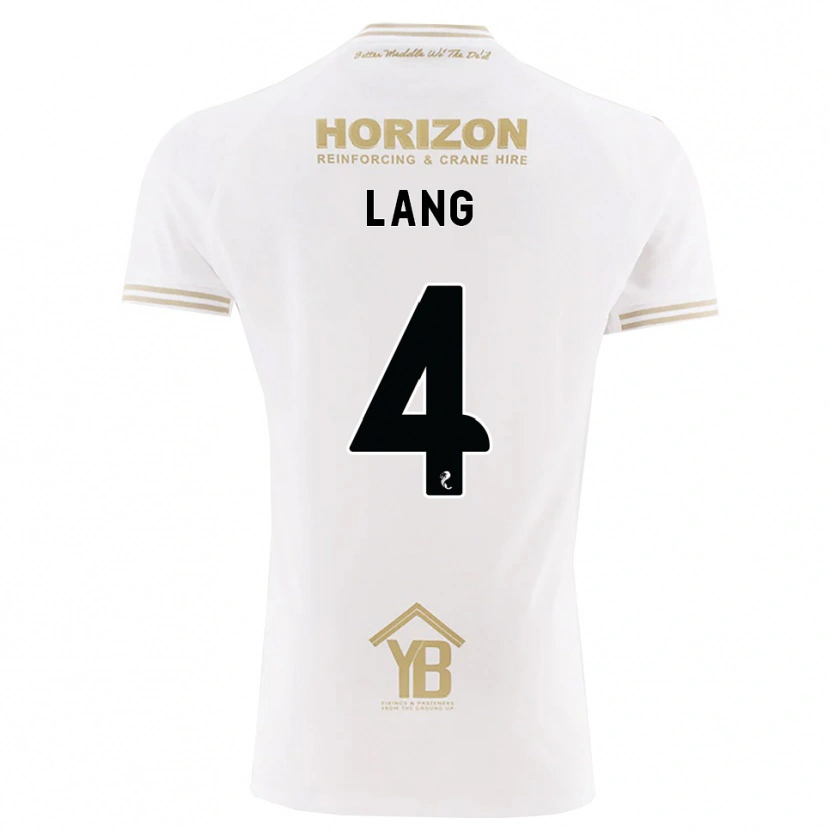 Danxen Mænd Tom Lang #4 Hvede Hvid Udebane Spillertrøjer 2026/27 Trøje T-Shirt