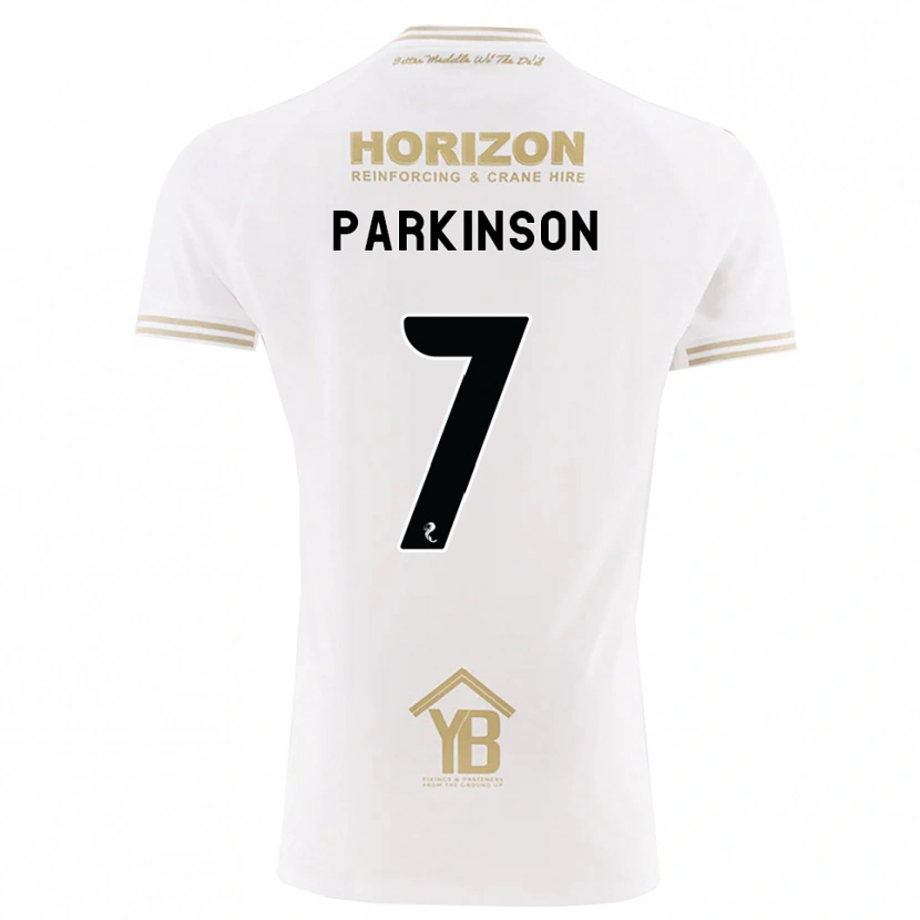 Danxen Mænd Ben Parkinson #7 Hvede Hvid Udebane Spillertrøjer 2026/27 Trøje T-Shirt