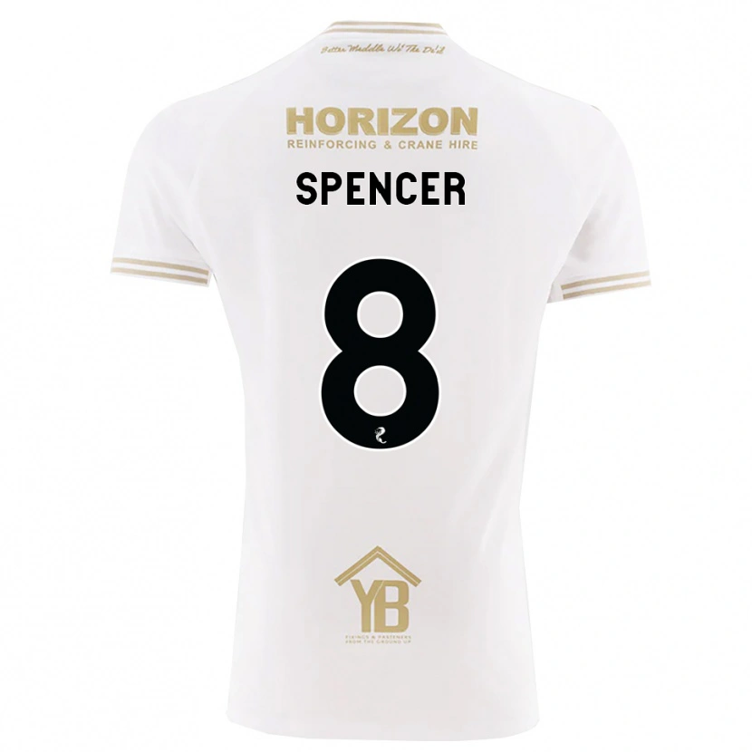 Danxen Mænd Brad Spencer #8 Hvede Hvid Udebane Spillertrøjer 2026/27 Trøje T-Shirt