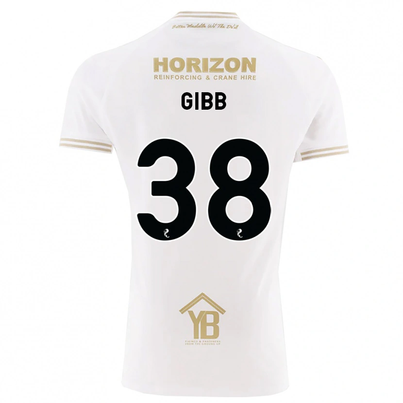 Danxen Mænd Thomas Gibb #38 Hvede Hvid Udebane Spillertrøjer 2026/27 Trøje T-Shirt