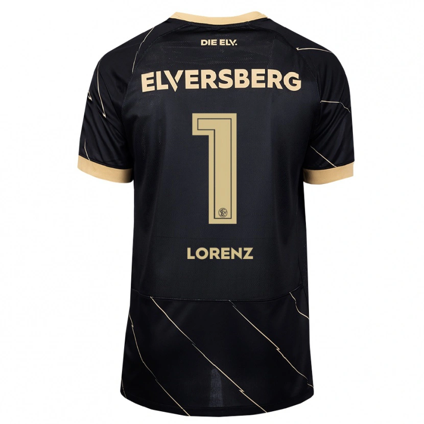 Danxen Mænd Paul Lorenz #1 Sort Brun Udebane Spillertrøjer 2026/27 Trøje T-Shirt