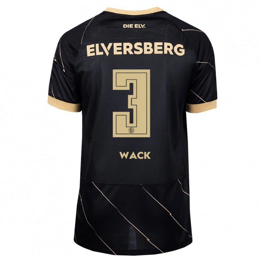 Danxen Mænd Mathis Wack #3 Sort Brun Udebane Spillertrøjer 2026/27 Trøje T-Shirt