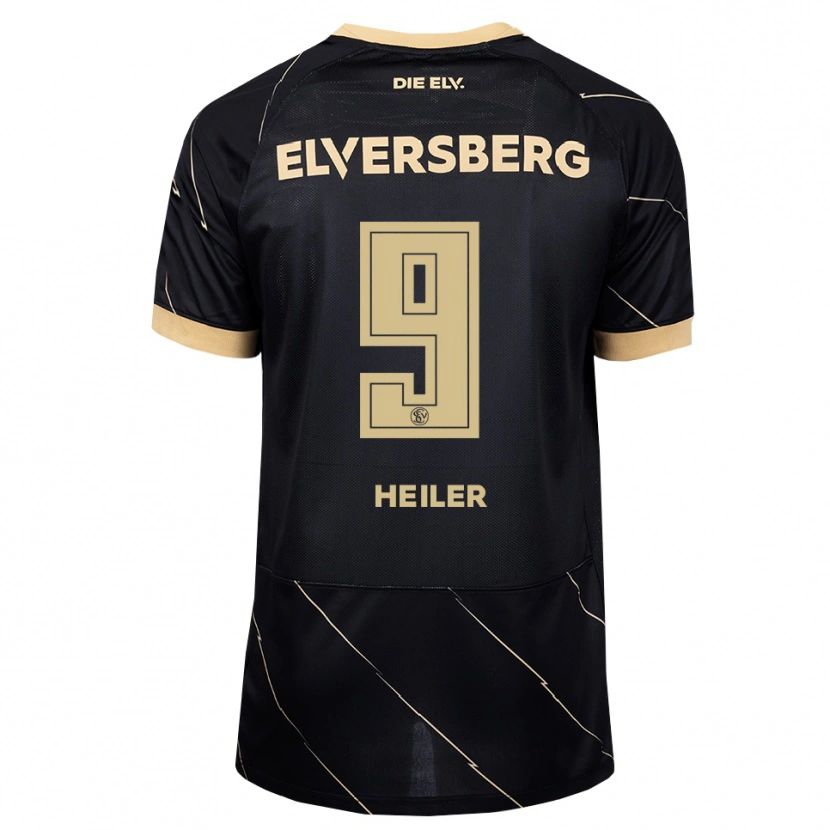 Danxen Mænd Luca Heiler #9 Sort Brun Udebane Spillertrøjer 2026/27 Trøje T-Shirt