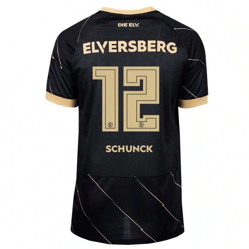 Danxen Mænd Jan Schunck #12 Sort Brun Udebane Spillertrøjer 2026/27 Trøje T-Shirt