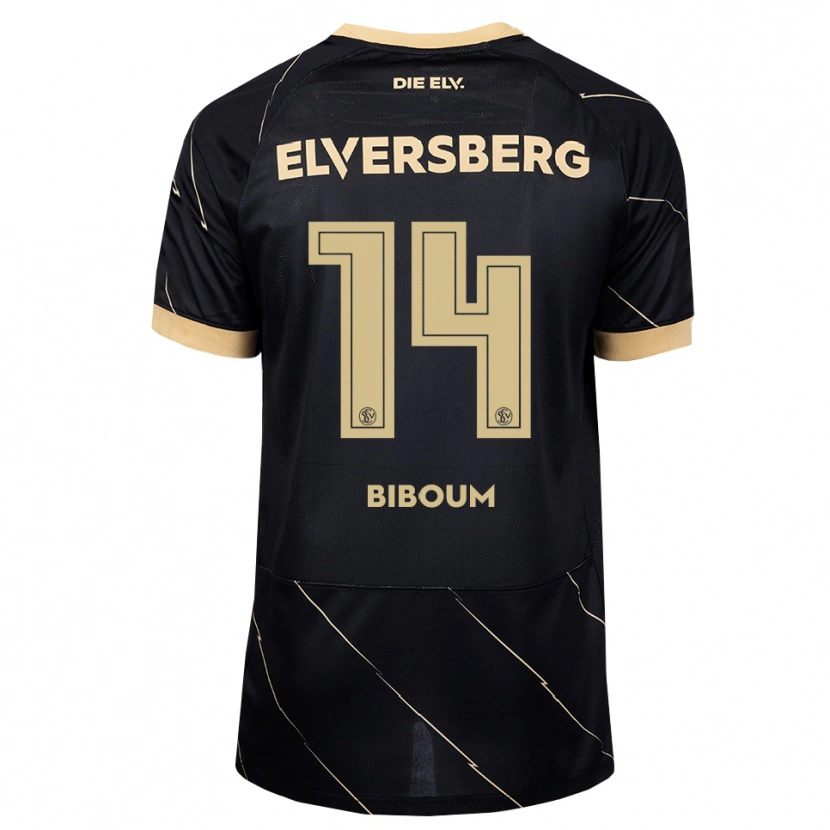 Danxen Mænd Carl Biboum #14 Sort Brun Udebane Spillertrøjer 2026/27 Trøje T-Shirt