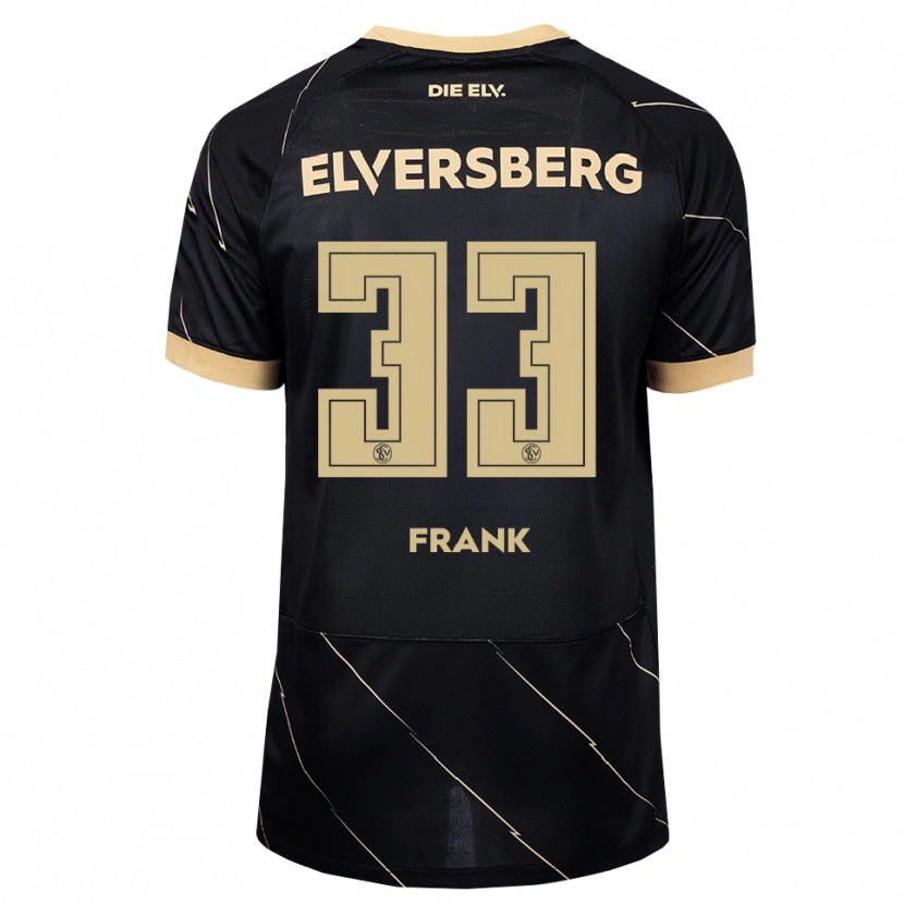 Danxen Mænd Ronja Frank #33 Sort Brun Udebane Spillertrøjer 2026/27 Trøje T-Shirt