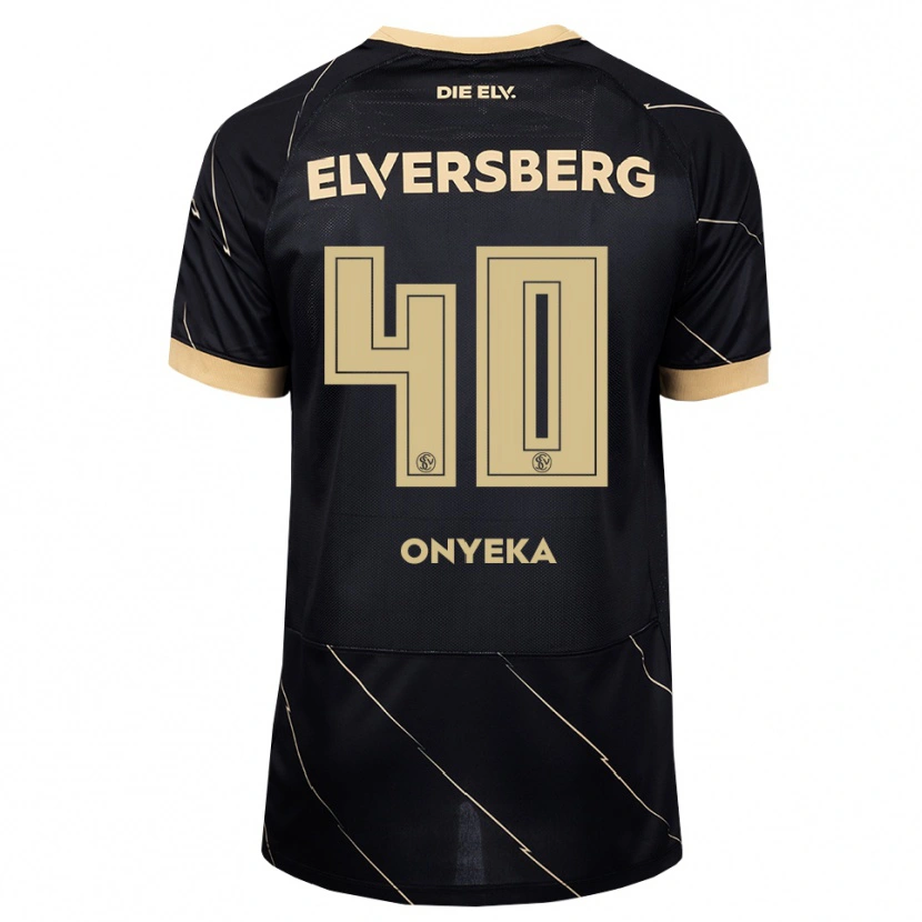 Danxen Mænd Francis Onyeka #40 Sort Brun Udebane Spillertrøjer 2026/27 Trøje T-Shirt
