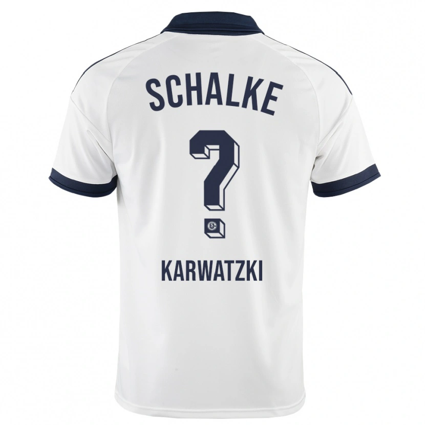 Danxen Mænd Lucy Karwatzki #0 Sort Hvid Udebane Spillertrøjer 2026/27 Trøje T-Shirt