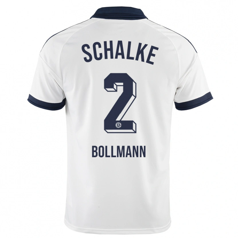 Danxen Mænd Nathalie Bollmann #2 Sort Hvid Udebane Spillertrøjer 2026/27 Trøje T-Shirt