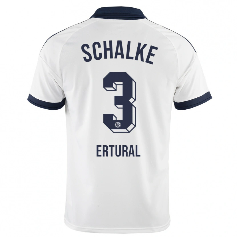 Danxen Mænd Levin Ertural #3 Sort Hvid Udebane Spillertrøjer 2026/27 Trøje T-Shirt