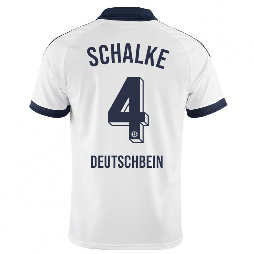 Danxen Mænd Lasse Deutschbein #4 Sort Hvid Udebane Spillertrøjer 2026/27 Trøje T-Shirt
