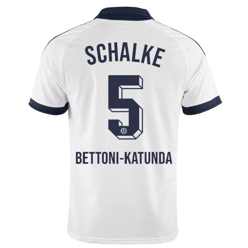 Danxen Mænd Claudio Bettoni-Katunda #5 Sort Hvid Udebane Spillertrøjer 2026/27 Trøje T-Shirt