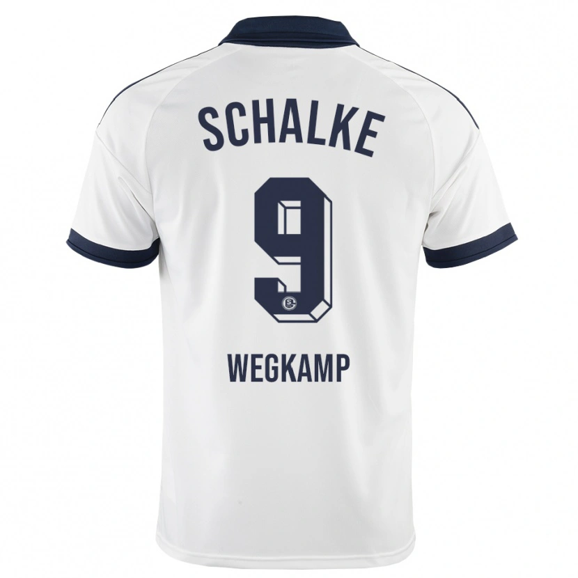Danxen Mænd Gerrit Wegkamp #9 Sort Hvid Udebane Spillertrøjer 2026/27 Trøje T-Shirt