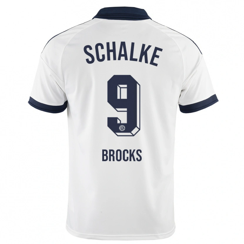 Danxen Mænd Mika Brocks #9 Sort Hvid Udebane Spillertrøjer 2026/27 Trøje T-Shirt