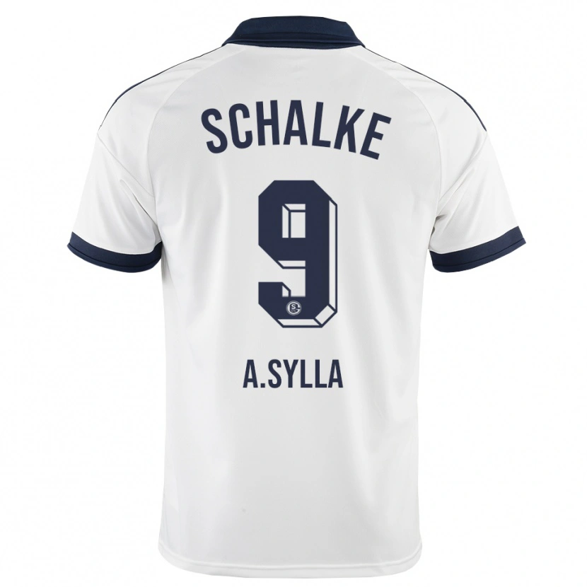Danxen Mænd Aboubacar Sylla #9 Sort Hvid Udebane Spillertrøjer 2026/27 Trøje T-Shirt