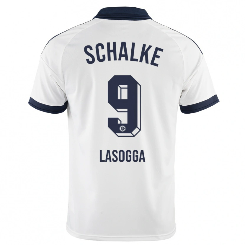Danxen Mænd Pierre-Michel Lasogga #9 Sort Hvid Udebane Spillertrøjer 2026/27 Trøje T-Shirt