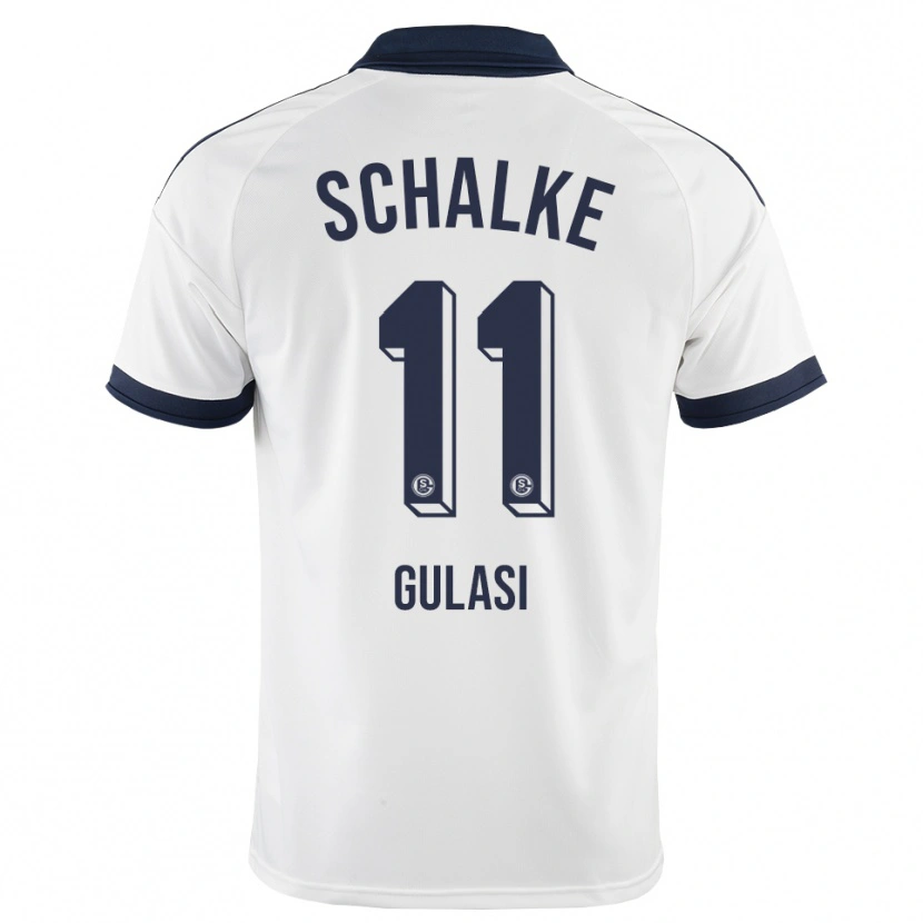 Danxen Mænd Ayman Gulasi #11 Sort Hvid Udebane Spillertrøjer 2026/27 Trøje T-Shirt