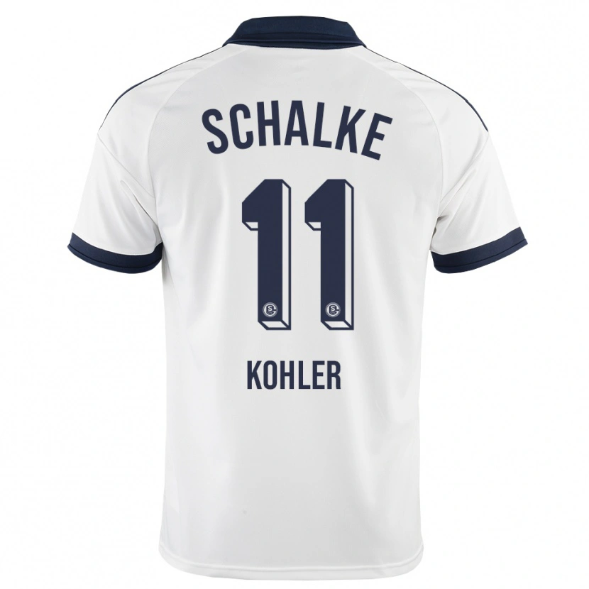Danxen Mænd Marlon Kohler #11 Sort Hvid Udebane Spillertrøjer 2026/27 Trøje T-Shirt