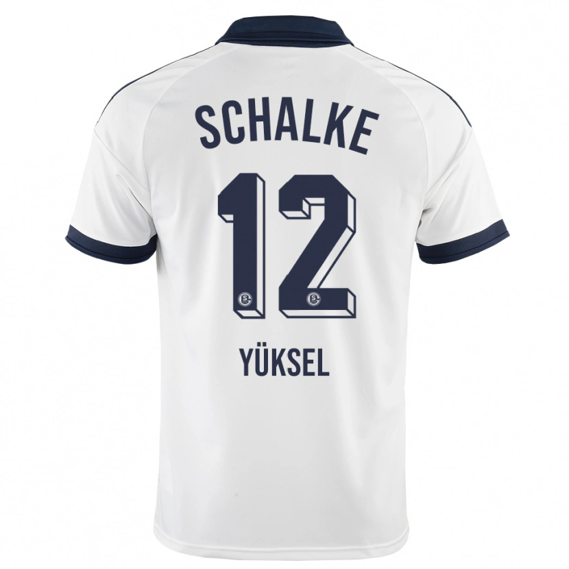 Danxen Mænd Mikail Yüksel #12 Sort Hvid Udebane Spillertrøjer 2026/27 Trøje T-Shirt