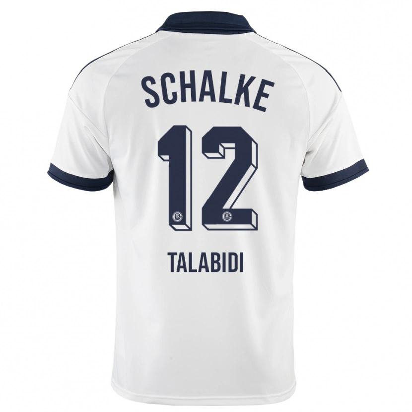 Danxen Mænd Malik Talabidi #12 Sort Hvid Udebane Spillertrøjer 2026/27 Trøje T-Shirt