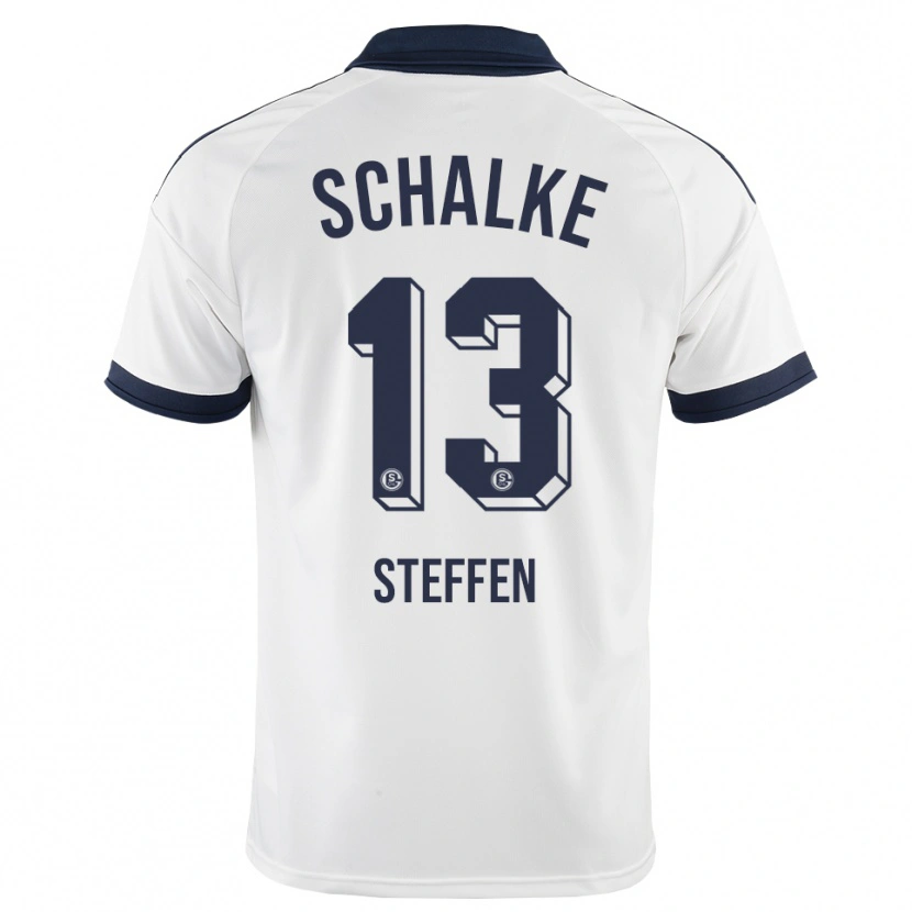 Danxen Mænd Kjell Steffen #13 Sort Hvid Udebane Spillertrøjer 2026/27 Trøje T-Shirt
