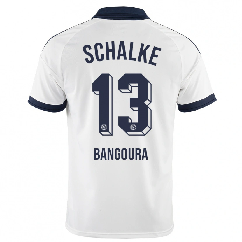 Danxen Mænd Aboubacar Bangoura #13 Sort Hvid Udebane Spillertrøjer 2026/27 Trøje T-Shirt