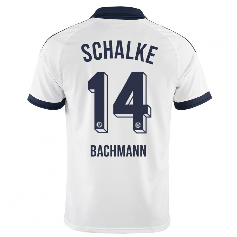Danxen Mænd Janik Bachmann #14 Sort Hvid Udebane Spillertrøjer 2026/27 Trøje T-Shirt