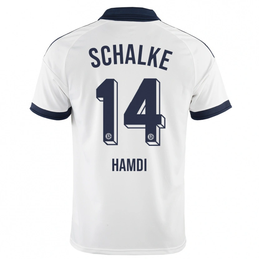 Danxen Mænd Hana Hamdi #14 Sort Hvid Udebane Spillertrøjer 2026/27 Trøje T-Shirt
