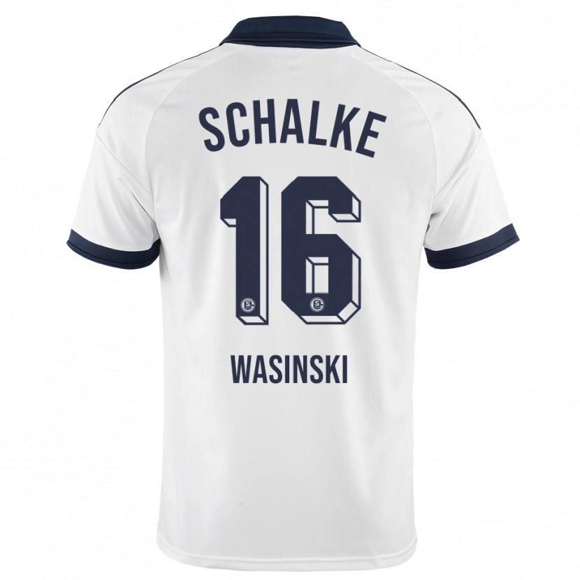 Danxen Mænd Martin Wasinski #16 Sort Hvid Udebane Spillertrøjer 2026/27 Trøje T-Shirt