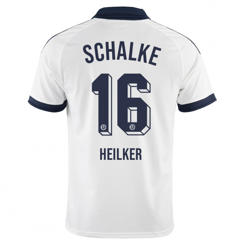 Danxen Mænd Antonia Heilker #16 Sort Hvid Udebane Spillertrøjer 2026/27 Trøje T-Shirt
