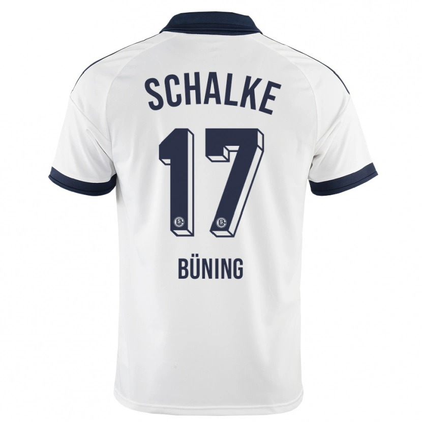 Danxen Mænd Michelle Büning #17 Sort Hvid Udebane Spillertrøjer 2026/27 Trøje T-Shirt