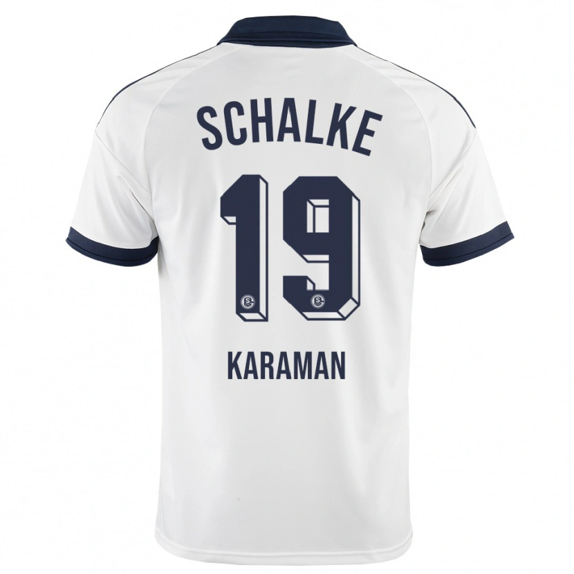 Danxen Mænd Kenan Karaman #19 Sort Hvid Udebane Spillertrøjer 2026/27 Trøje T-Shirt