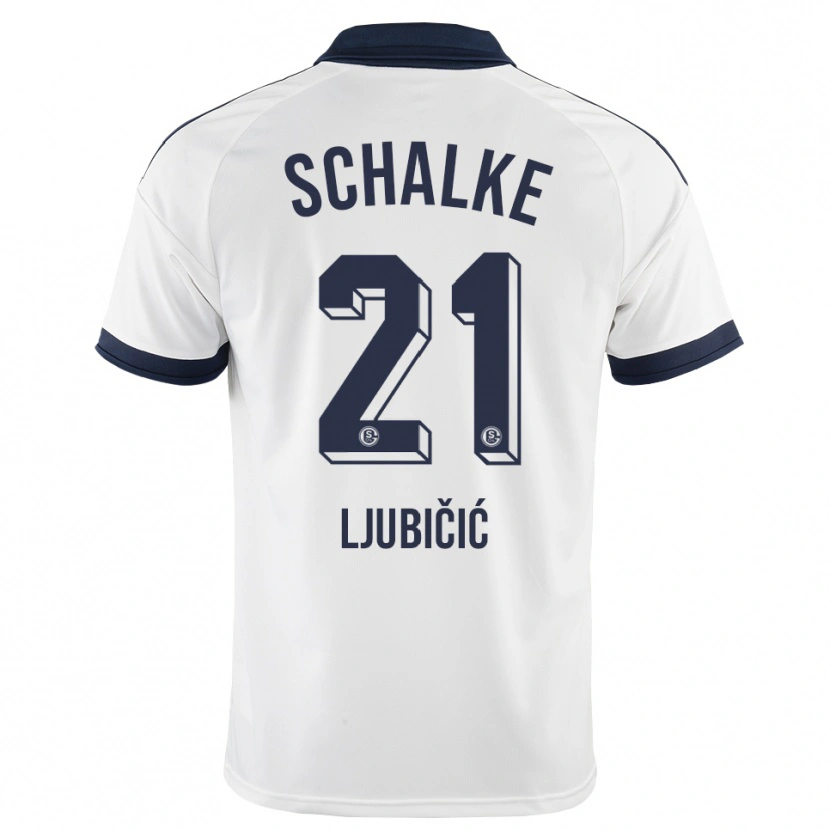 Danxen Mænd Dejan Ljubicic #21 Sort Hvid Udebane Spillertrøjer 2026/27 Trøje T-Shirt