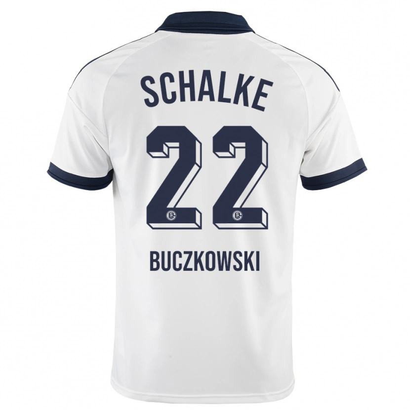 Danxen Mænd Philip Buczkowski #22 Sort Hvid Udebane Spillertrøjer 2026/27 Trøje T-Shirt