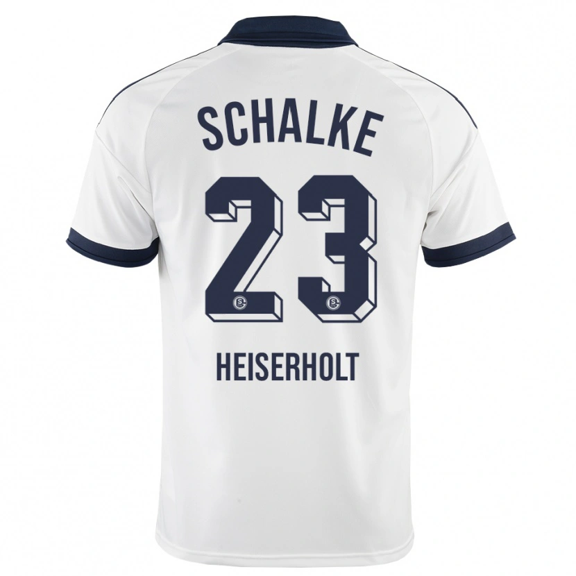 Danxen Mænd Finn Heiserholt #23 Sort Hvid Udebane Spillertrøjer 2026/27 Trøje T-Shirt