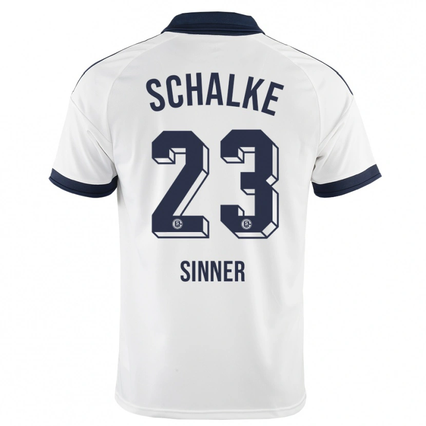 Danxen Mænd Tiffany Sinner #23 Sort Hvid Udebane Spillertrøjer 2026/27 Trøje T-Shirt