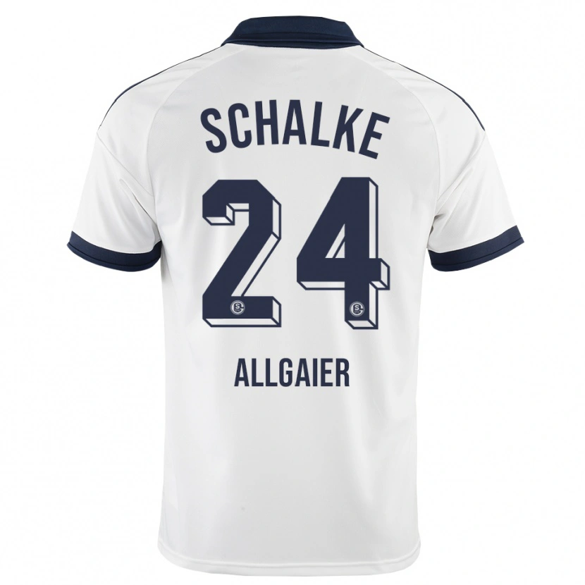 Danxen Mænd Felix Allgaier #24 Sort Hvid Udebane Spillertrøjer 2026/27 Trøje T-Shirt