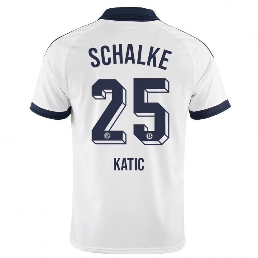 Danxen Mænd Nikola Katic #25 Sort Hvid Udebane Spillertrøjer 2026/27 Trøje T-Shirt
