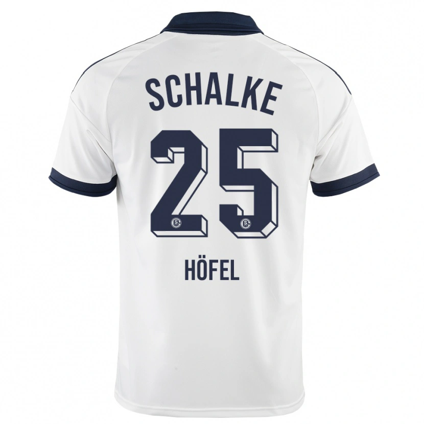 Danxen Mænd Luca Höfel #25 Sort Hvid Udebane Spillertrøjer 2026/27 Trøje T-Shirt