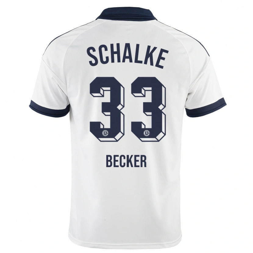 Danxen Mænd Vitalie Becker #33 Sort Hvid Udebane Spillertrøjer 2026/27 Trøje T-Shirt
