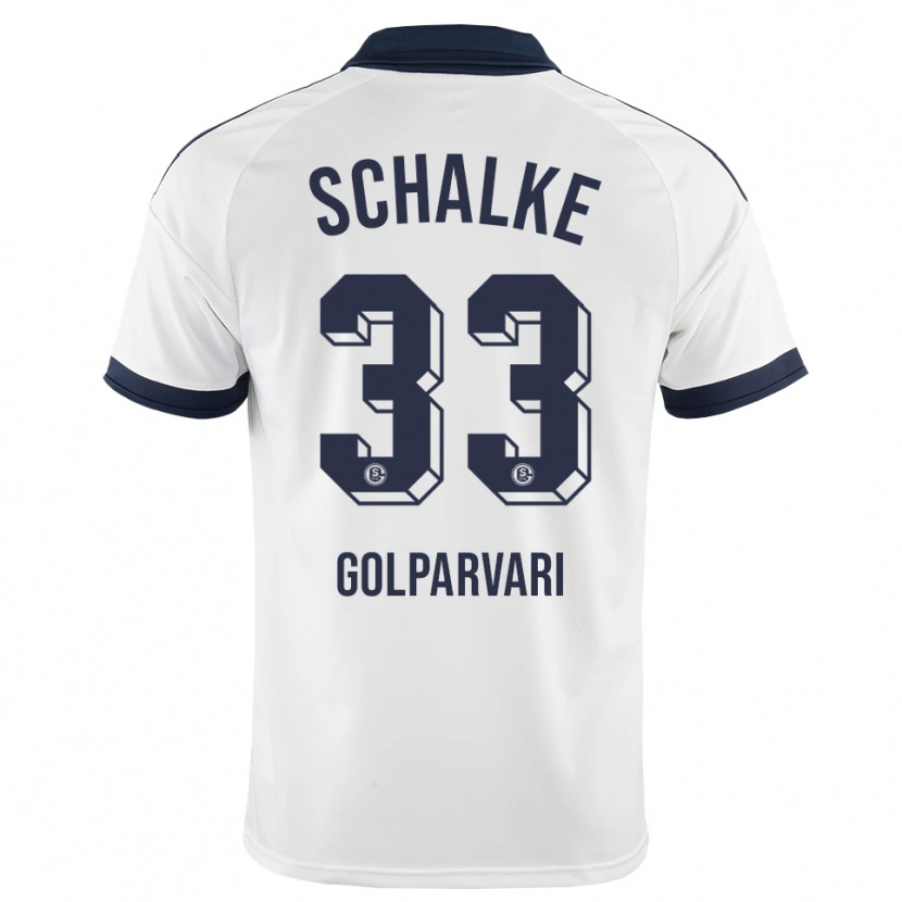 Danxen Mænd Tara Golparvari #33 Sort Hvid Udebane Spillertrøjer 2026/27 Trøje T-Shirt