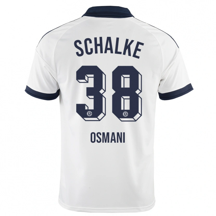 Danxen Mænd Tristan Osmani #38 Sort Hvid Udebane Spillertrøjer 2026/27 Trøje T-Shirt