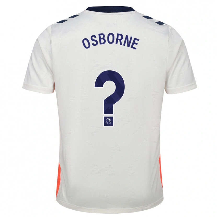 Danxen Mænd Lucas Osborne #0 Hvid Orange Kongeblå Udebane Spillertrøjer 2026/27 Trøje T-Shirt