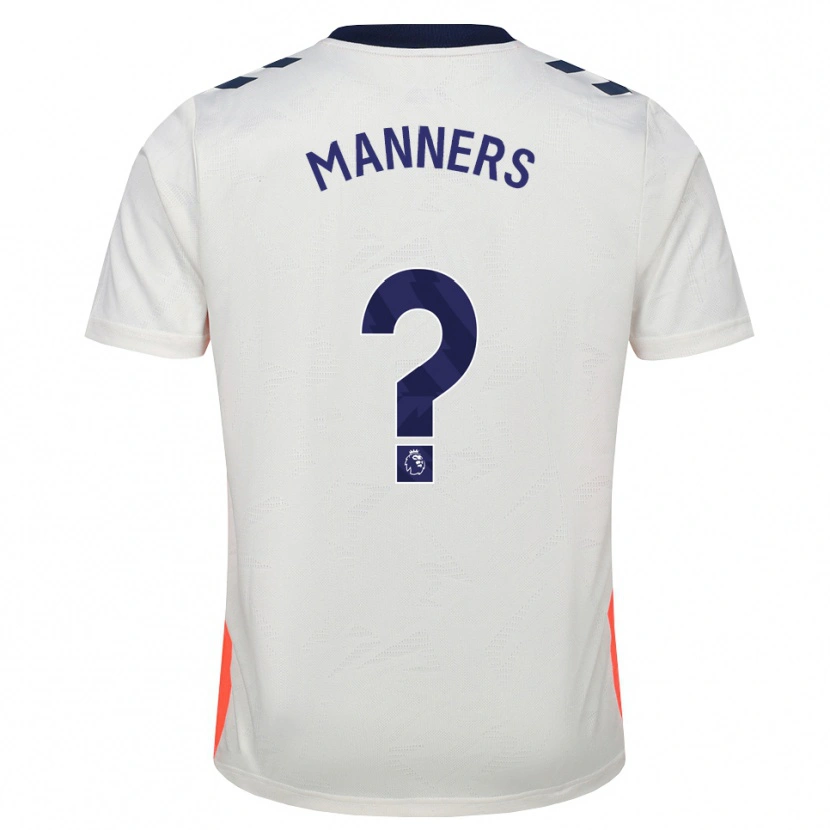 Danxen Mænd Charlie Manners #0 Hvid Orange Kongeblå Udebane Spillertrøjer 2026/27 Trøje T-Shirt